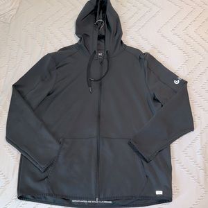 RHONE Jacket Women's XXL Black Full Zip Hoodie Long Sleeve Active Stretch